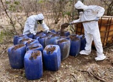 Ejército desmantela 21 laboratorios de drogas en Sinaloa; suman 182 en lo que va del año