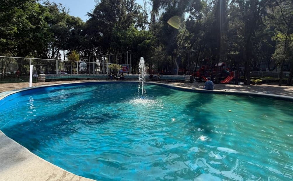 La fuente ya está limpia y en funcionamiento. | Foto: Especial.