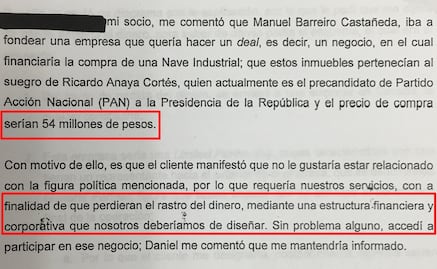 Detallan ruta del dinero en acusación contra Anaya