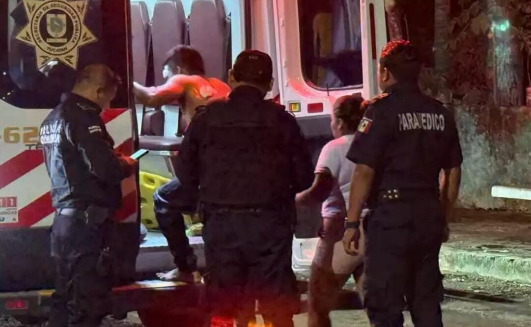 Hombre es acuchillado durante fiesta en Yucatán (14/07/2025). Foto: Especial