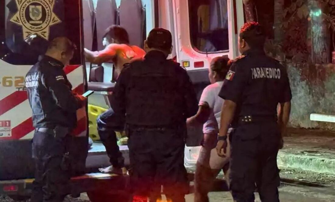 Hombre es acuchillado durante fiesta en Yucatán (14/07/2025). Foto: Especial