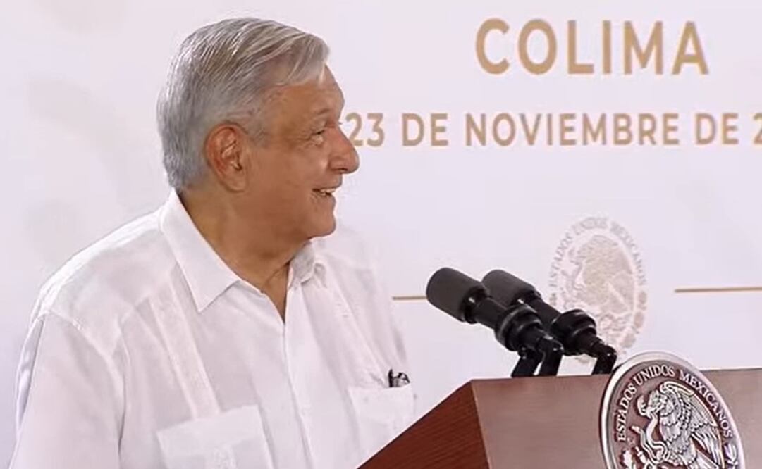 Conferencia de prensa matutina en las instalaciones de la Décima Región Naval del puerto de Manzanillo, Colima. Foto: captura de video 