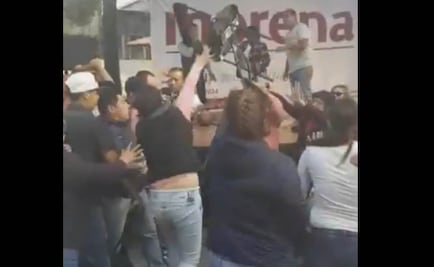 Fallece mujer hospitalizada tras trifulca en mitin de Morena en Coyoacán