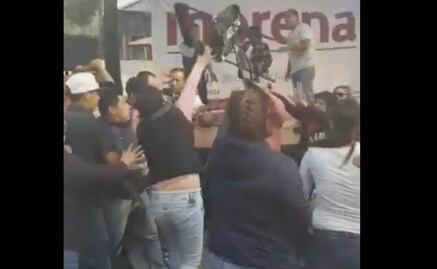 Fallece mujer hospitalizada tras trifulca en mitin de Morena en Coyoacán