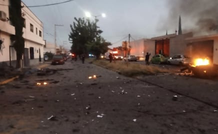 Coche bomba explota frente a la Dirección de Seguridad Pública de Acámbaro, Guanajuato; hay tres policías lesionados