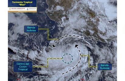 Se forma la tormenta tropical “Blas” frente a las costas de Guerrero