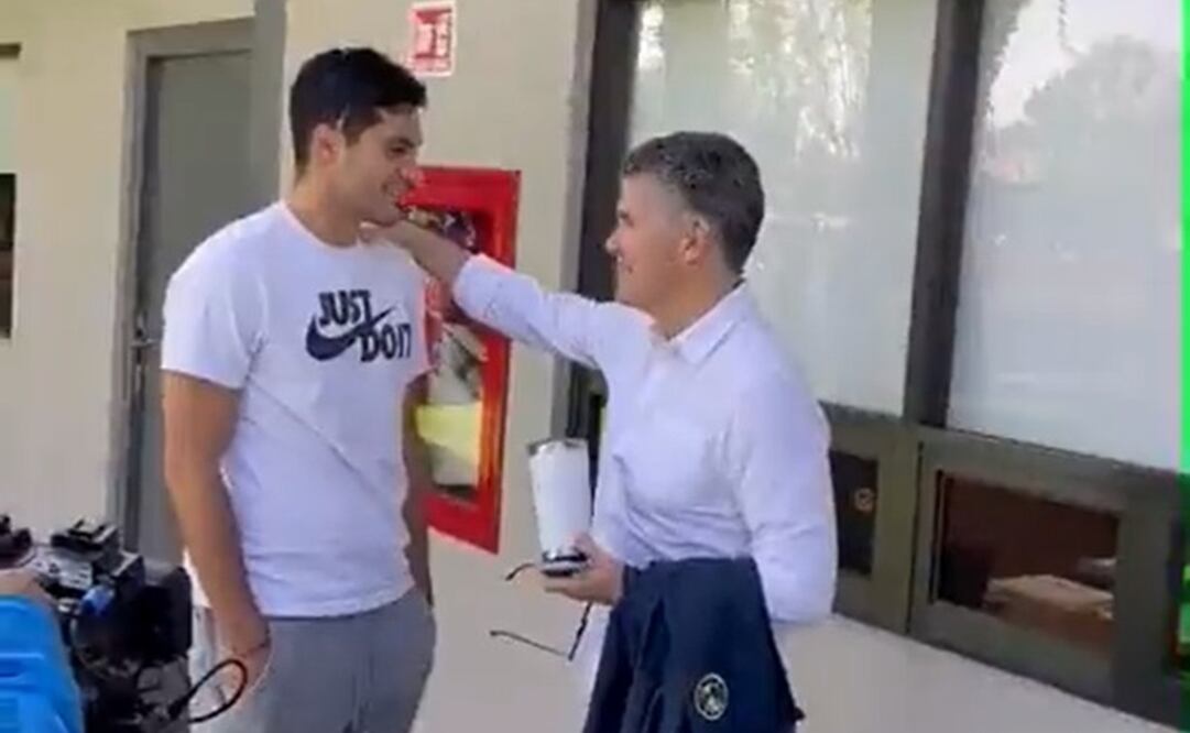 Raúl Jiménez en las instalaciones del club en Coapa - FOTO: Especial