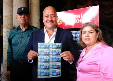 Presentan billete de lotería conmemorativo de los 200 años de la fundación de Jalisco