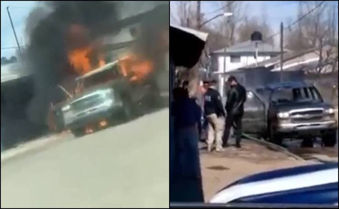 Reportan balaceras y carros quemados en Guachochi, Chihuahua. Foto: ESPECIAL.