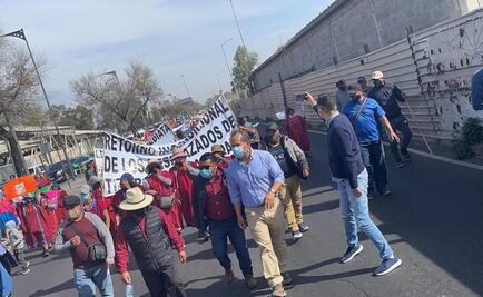 Llega caravana del pueblo Triqui de Oaxaca a CDMX; se instalarán frente al Palacio Nacional