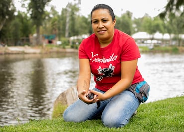 Mujeres al rescate del ajolote