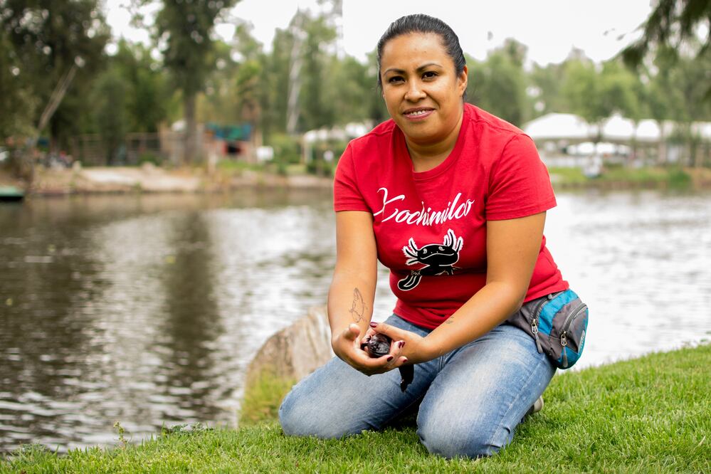 Mujeres al rescate del ajolote
