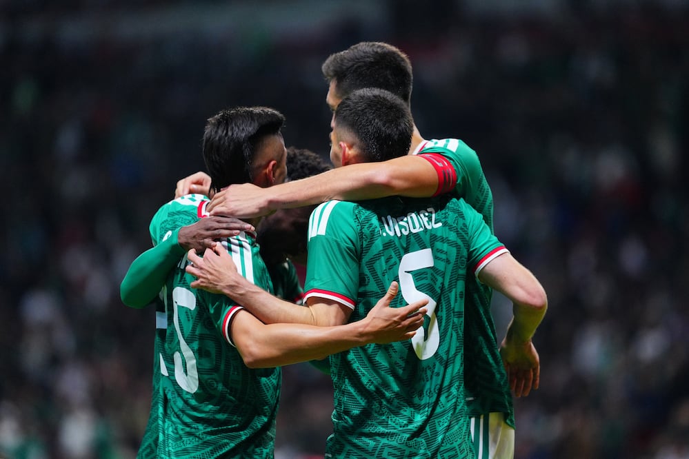 Selección Mexicana en festejo de gol, rumbo al Mundial de 2026 - Foto: Imago7