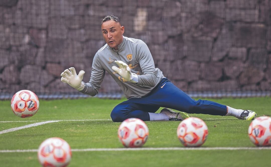 Keylor vino a dar seguridad en la portería.
Foto: de  CLUB PUMAS
