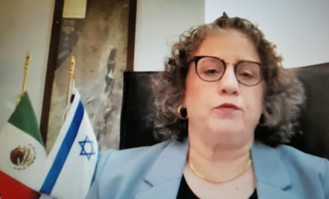 La embajadora de Israel en México, Einat Kranz Neiger. Foto: tomada de video