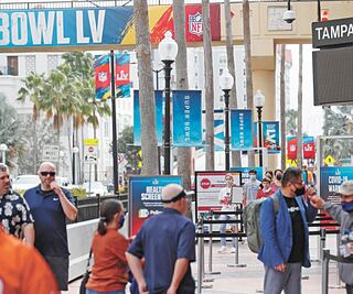 Dinero alrededor de Super Bowl, tacleado por Covid