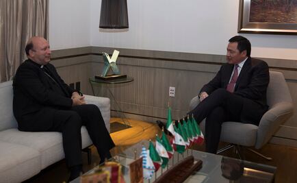 Se reúne Osorio con nuncio apóstolico