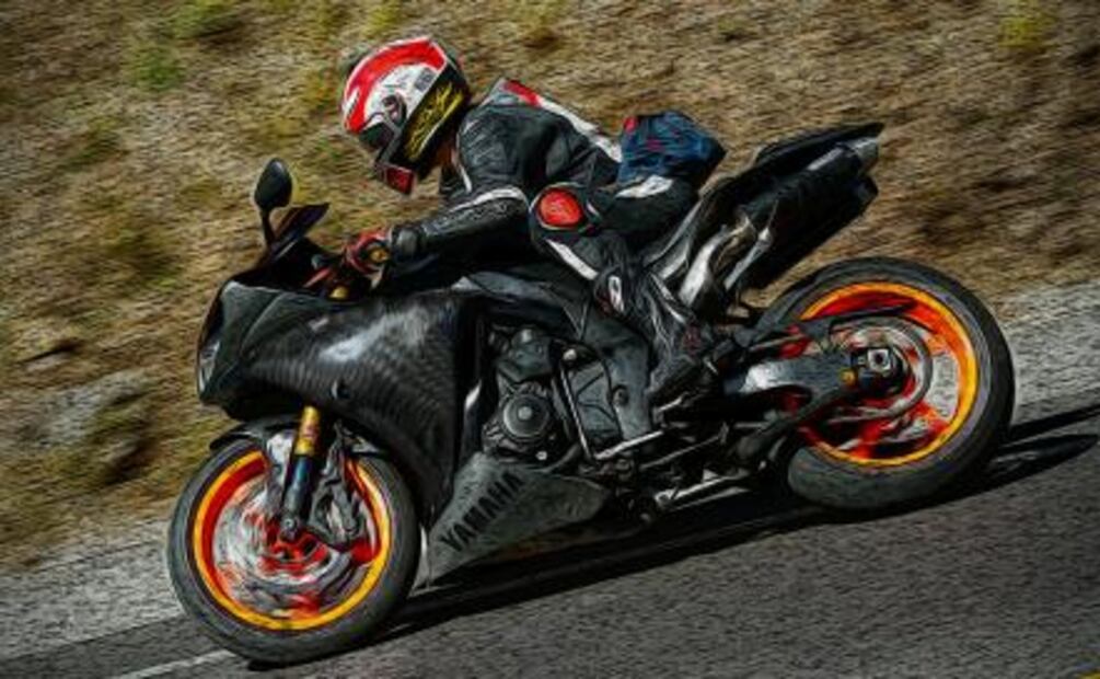 Un motoquero y su arte