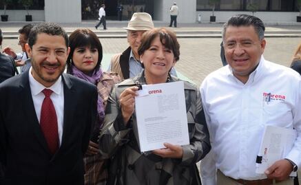 Delfina Gómez denuncia por violencia de género a Anaya, Ochoa y Calderón