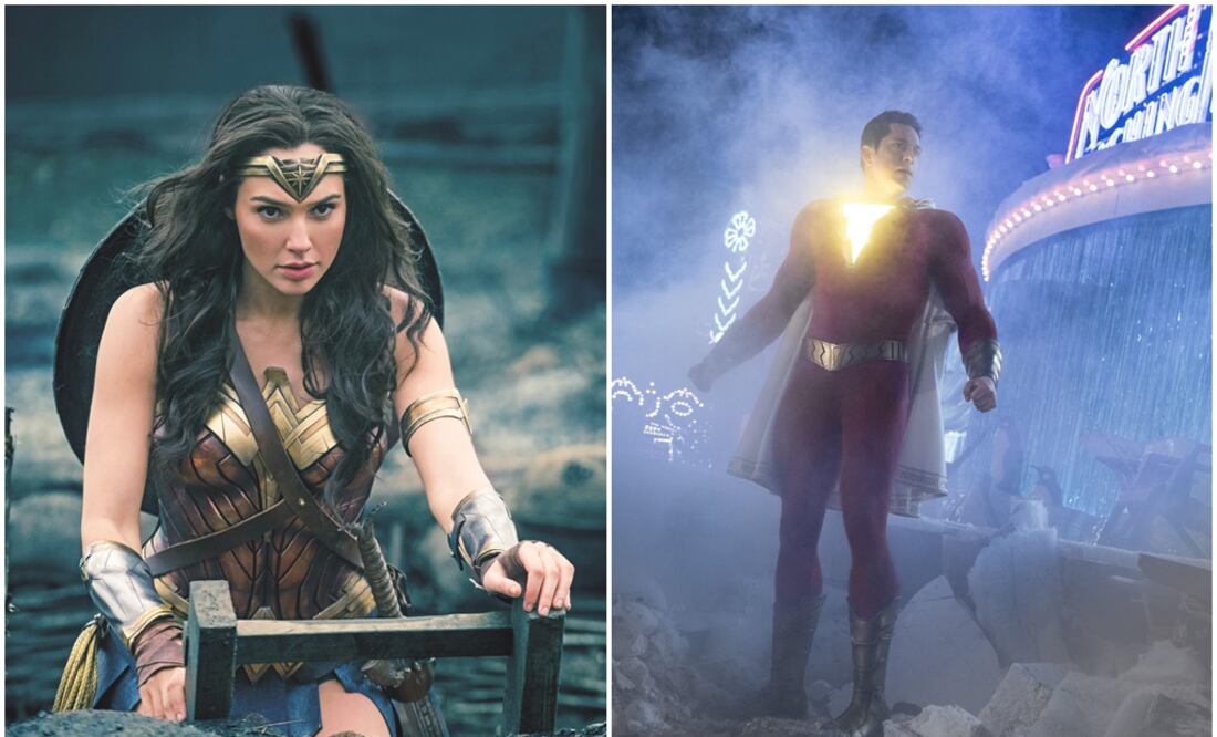 Gal Gadot y Zachary Levi. Fotos: Archivo EL UNIVERSAL