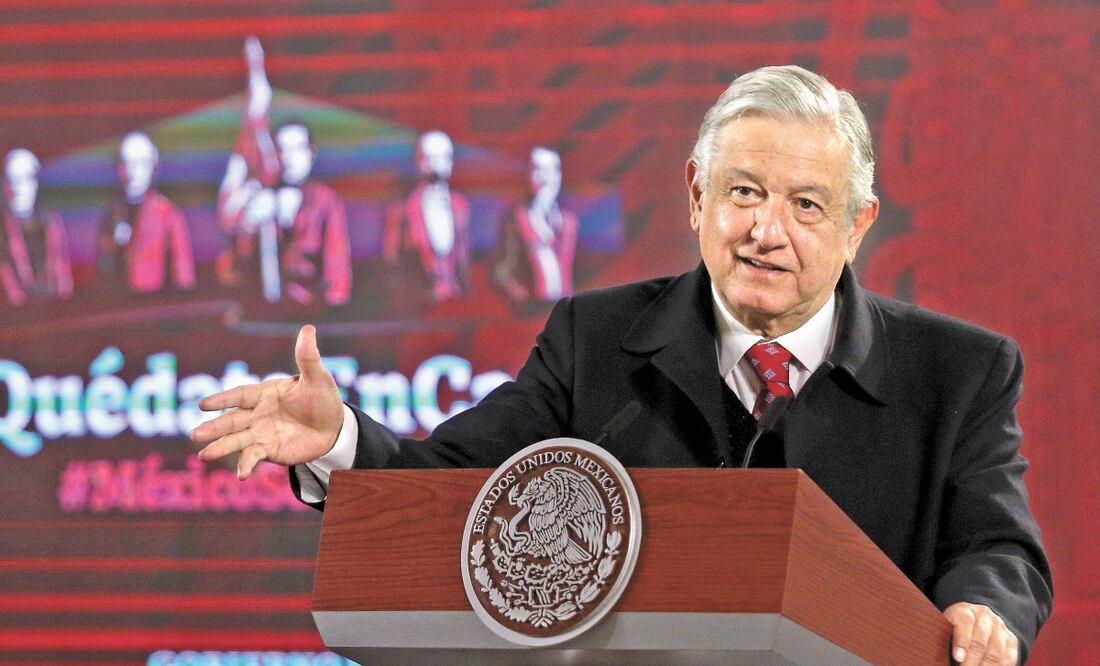 El presidente Andrés Manuel López Obrador celebró que propuesta de reforma al Banxico se haya pospuesto para ser analizada. Foto: CARLOS MEJÍA. EL UNIVERSAL