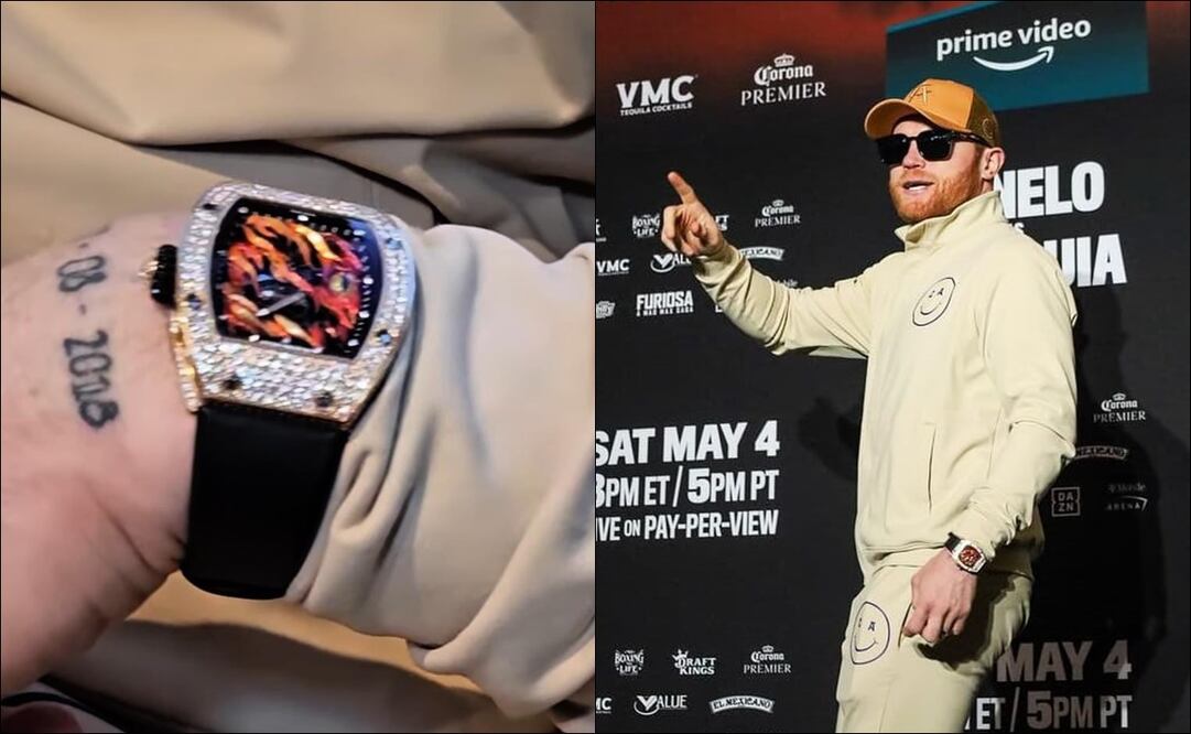 Canelo Álvarez presumió su nuevo lujoso reloj / Foto: Especiales