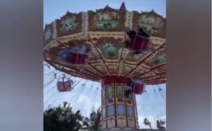 VIDEO: Mujer sale proyectada de juego mecánico en parque de Brasil 