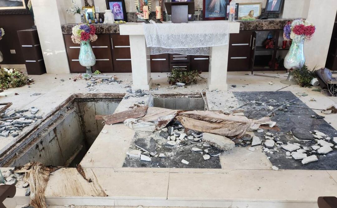 Los nuevos actos vandálicos contra este capilla, ubicada a solo 57 kilómetros al sur de la capital del estado, se presume que fueron causados con maquinaría pesada, sin que ninguna autoridad se haya percatado de la acción. Foto: Archivo/ Cortesía Línea Directa