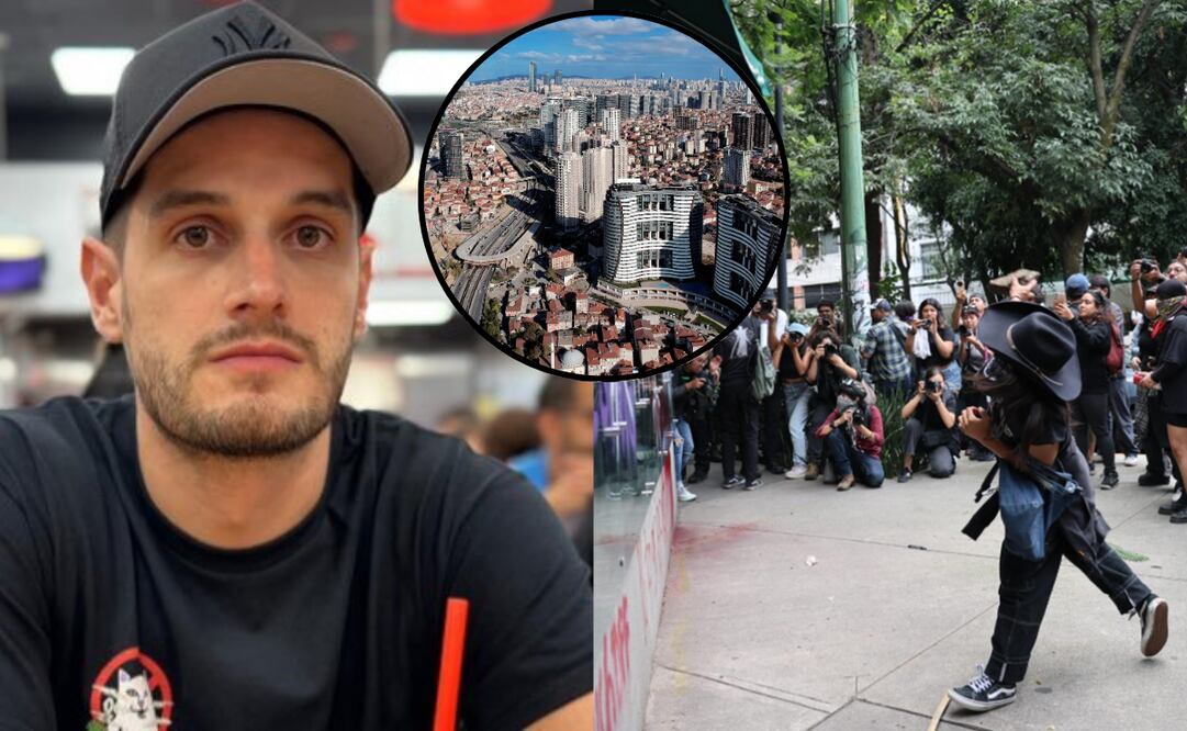 El conductor regiomontano, Adrián Marcelo, lanzo una dura crítica sobre la gentrificación. Foto: Redes sociales y Fernanda Zamora/EL UNIVERSAL