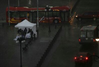 Fuerte lluvia se registra en centro y norte de la CDMX