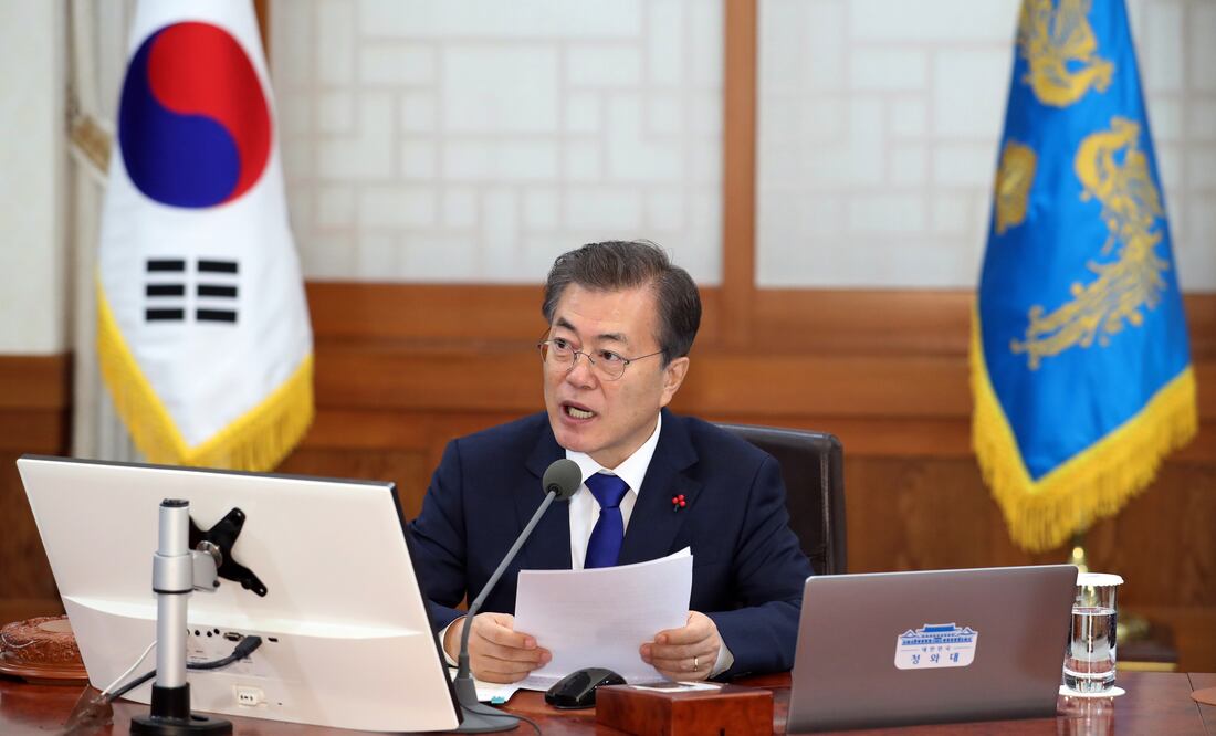 El presidente de Corea del Sur, Moon Jae-in (Foto: AP)