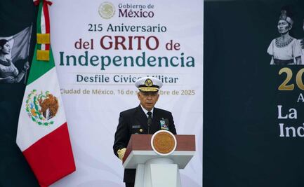 Desfile militar 16 de septiembre: "No encontró lugar ni abrigo", dice Semar sobre huachicol fiscal