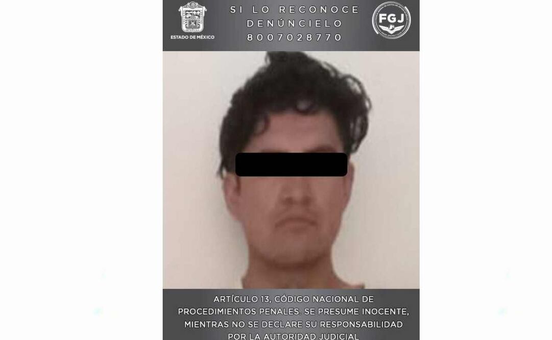 A Aldo Mauricio “N” lo ingresaron al Centro Penitenciario y de Reinserción Social de Ecatepec, donde quedó a disposición de la autoridad judicial. Foto: Especial