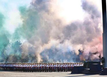 Trevilla Trejo encabeza revista a las tropas del Desfile Cívico-Militar del 20 de noviembre; estos son los detalles