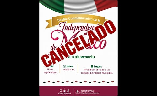 Cancelan desfile cívico-militar por intensas lluvias en varios municipios de Sonora; autoridades exhortan a extremar precauciones