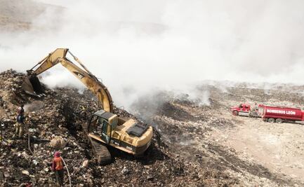 Ciudad de Guanajuato, en alerta por incendio en basurero municipal