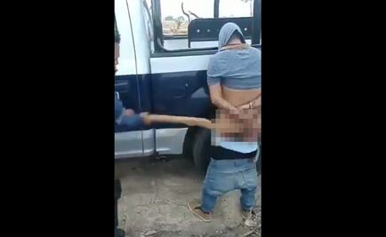 Investigan a policías por golpear con tabla a un detenido en Jalisco