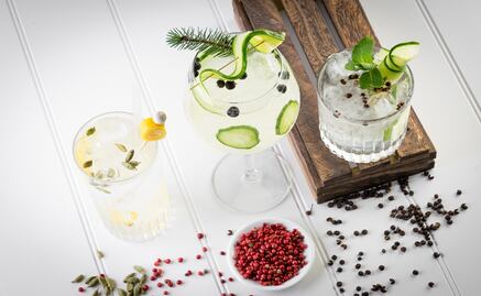 Prepara cocktails con ginebra 