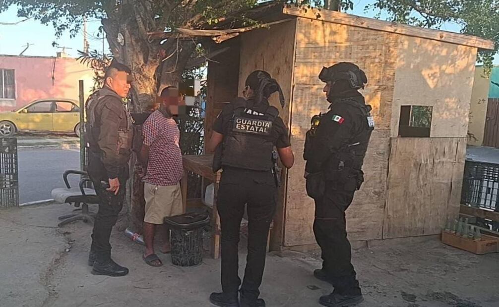 El aseguramiento se logró tras recibir un reporte sobre presunta venta de droga en la zona.
Foto: Especial.