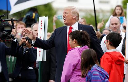 Trump encabeza festival de Pascua en la Casa Blanca 