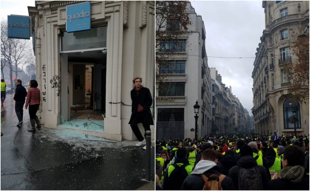 París, una ciudad llena de vida, lució hoy desierta, con los negocios y museos cerrados ante el temor de que se desatara la violencia. FOTO: Inder Bugarin/El Universal