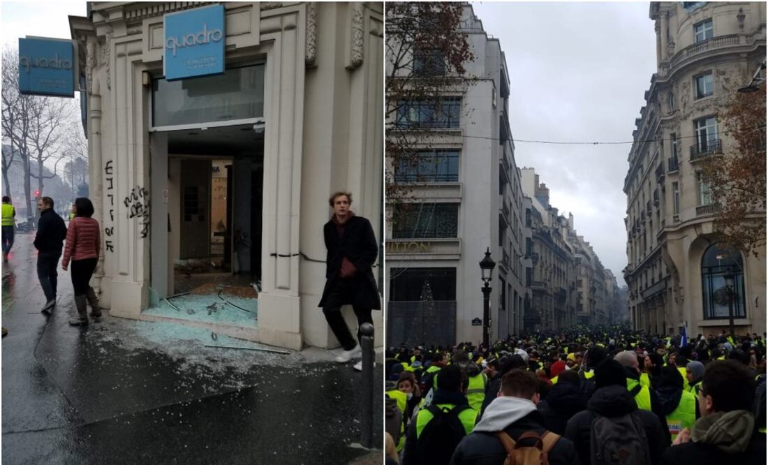 París, una ciudad llena de vida, lució hoy desierta, con los negocios y museos cerrados ante el temor de que se desatara la violencia. FOTO: Inder Bugarin/El Universal