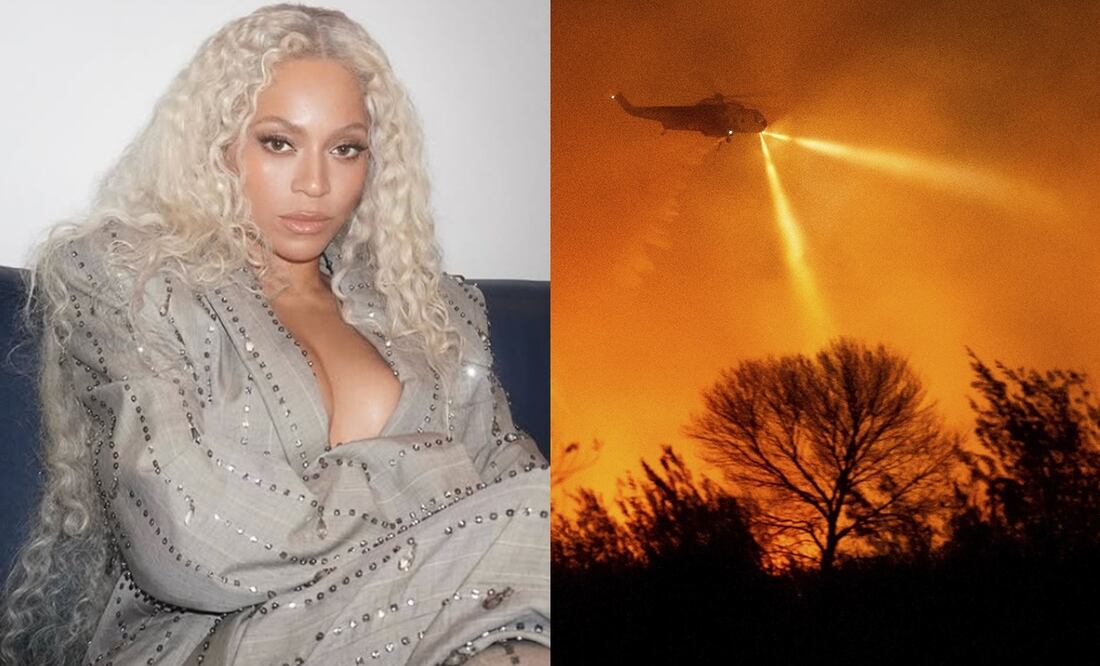 Beyoncé mostró su apoyo a las víctimas de los incendios forestales en Los Ángeles. Foto: Instagram oficial de Beyoncé/AP.