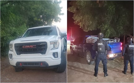 Recuperan 2 camionetas robadas en Sinaloa a familia que regresaba a EU; fueron arrebatadas por hombres armados en Mocorito