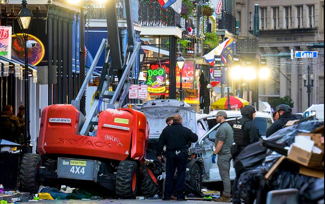 Atropello masivo en Nueva Orleans deja 10 muertos: Foto: AFP