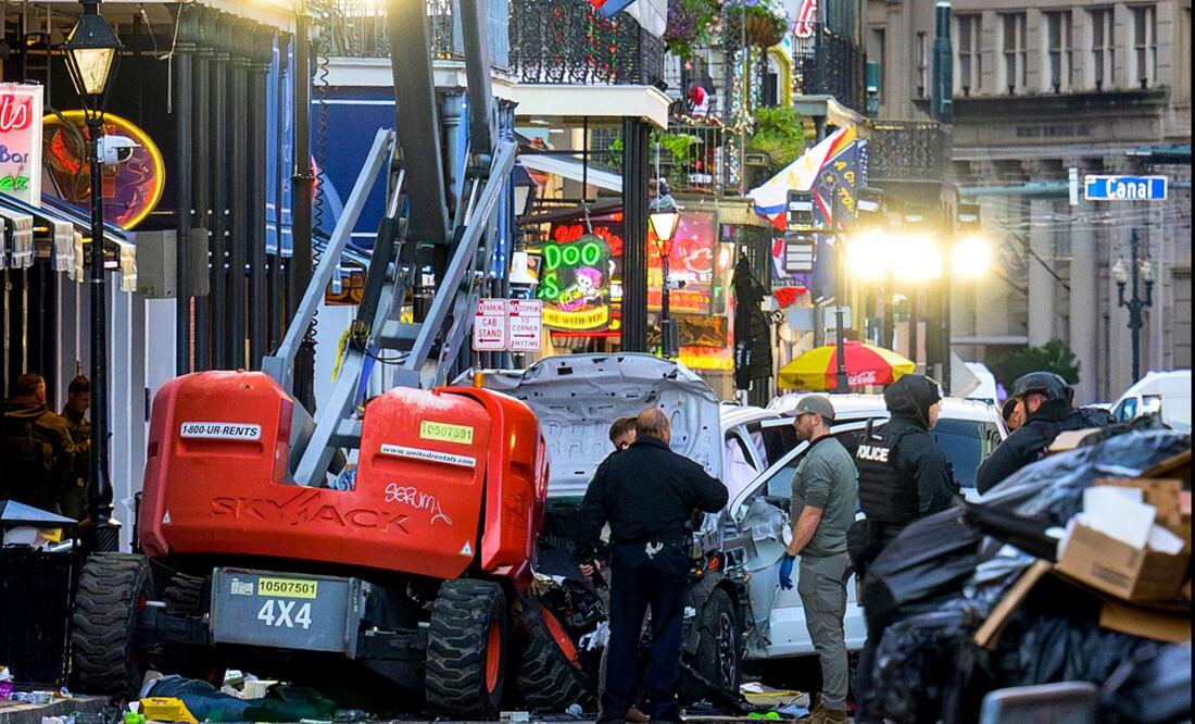 Atropello masivo en Nueva Orleans deja 10 muertos: Foto: AFP