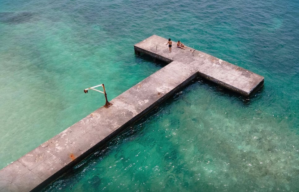 La Isla de Enmedio combina arena blanca, agua turquesa y especies marinas. Foto: Facebook Secretaría de Turismo del Estado de Veracruz