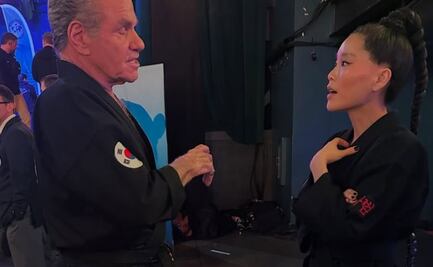 Martin Kove, actor de "Cobra Kai", muerde a su compañera de reparto Alicia Hannah-Kim; "Estaba jugando" declaró 