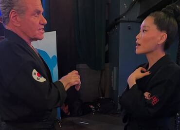 Martin Kove, actor de "Cobra Kai", muerde a su compañera de reparto Alicia Hannah-Kim; "Estaba jugando" declaró