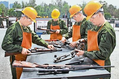 La despistolización se frena en el país: Sedena